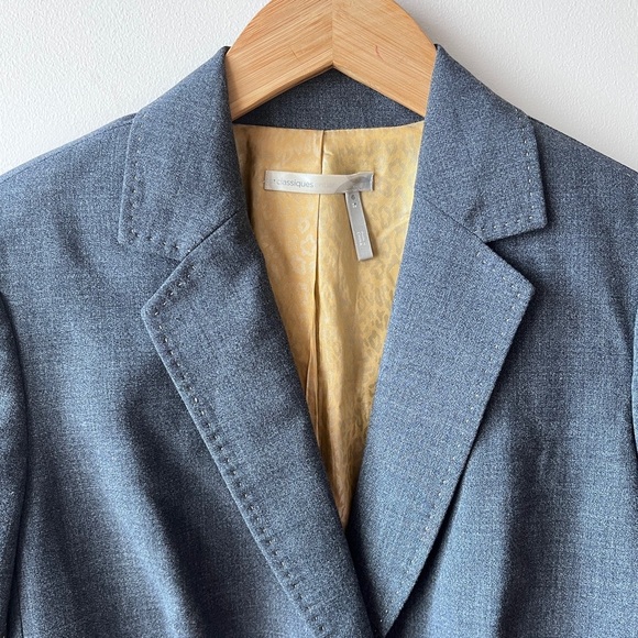 Classiques Entier Women’s Blue Single Breasted Blazer Size 6 - Picture 2 of 10